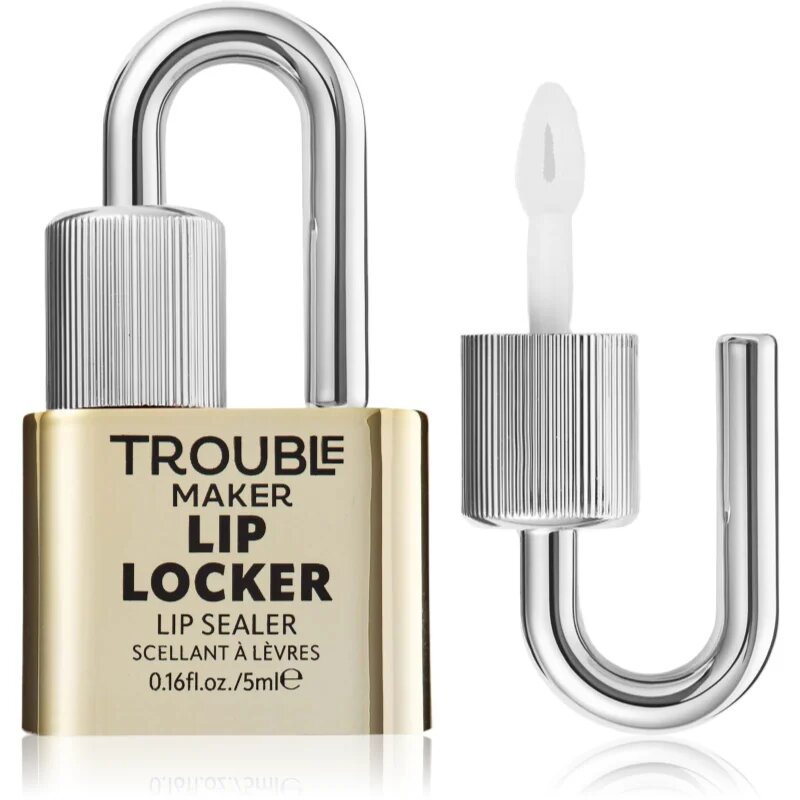 Trouble Maker Lip Locker Top Coat ajakfény a hosszan tartó hatásért 5 ml