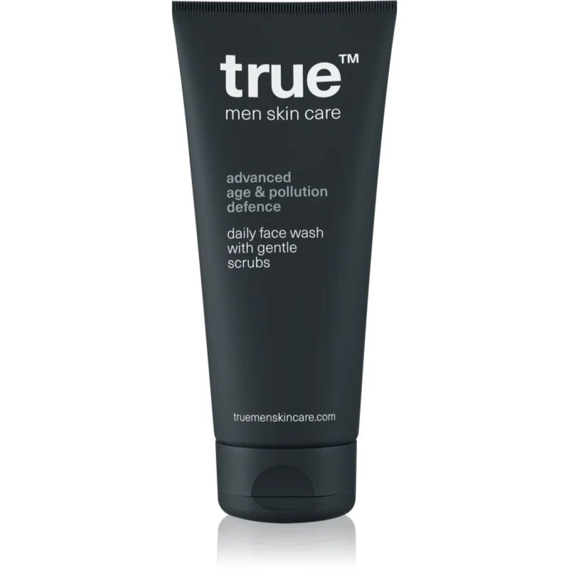 true men skin care Daily face wash with gentle scrubs hámlasztó tisztító gél uraknak 200 ml