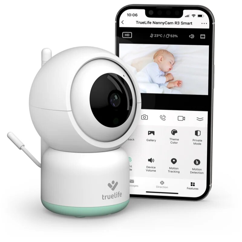 TrueLife NannyCam R3 Smart kamerás bébiőr 1 db