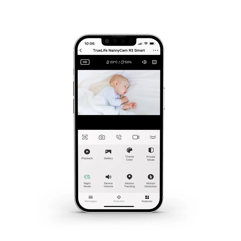 TrueLife NannyCam R3 Smart kamerás bébiőr 1 db