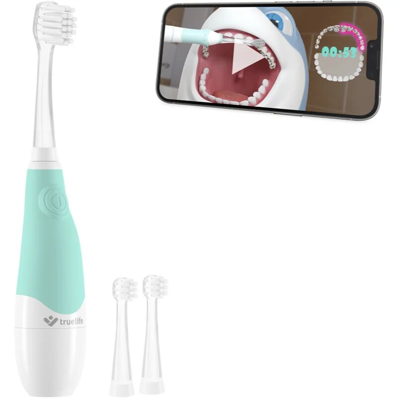 TrueLife SonicBrush Baby G elemes gyermek fogkefe + 2 tartalékfej gyermekeknek 1 db