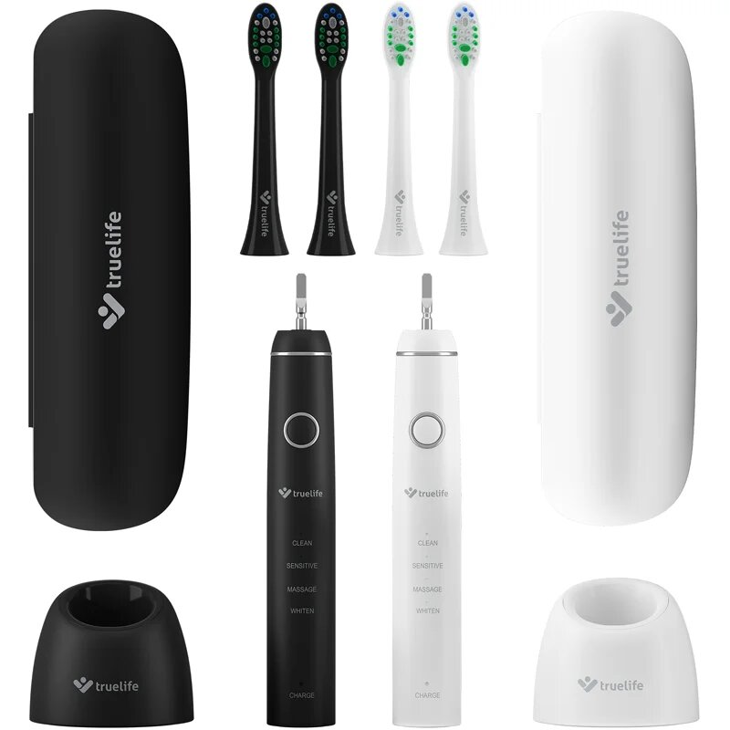 TrueLife SonicBrush Compact Duo szónikus elektromos fogkefe 2 test 2 db