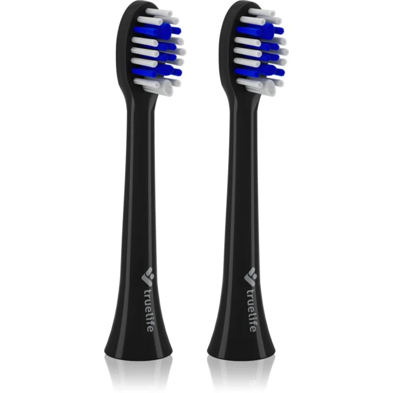 TrueLife SonicBrush Compact Heads Black Whiten csere fejek a fogkeféhez SonicBrush Compact / Duo 2 db