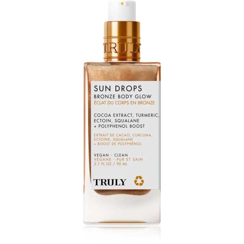 Truly Sun Drops csillogó bronzosító olaj testre 90 ml