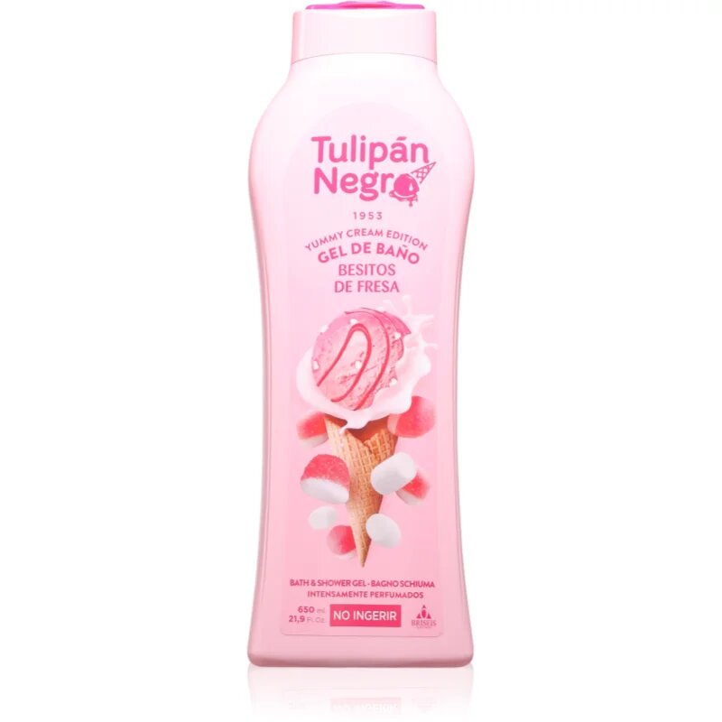 Tulipán Negro Besitos de Fresa tusfürdő gél 650 ml