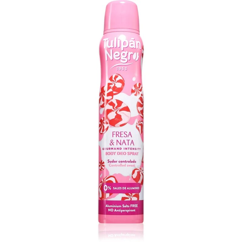 Tulipán Negro Fresa Y Nata dezodor hölgyeknek 200 ml