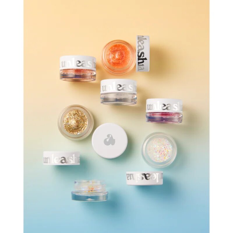 Unleashia Get Loose Glitter Gel csillámok arcra testre és hajra árnyalat N°4 Love Dreamer 4 g