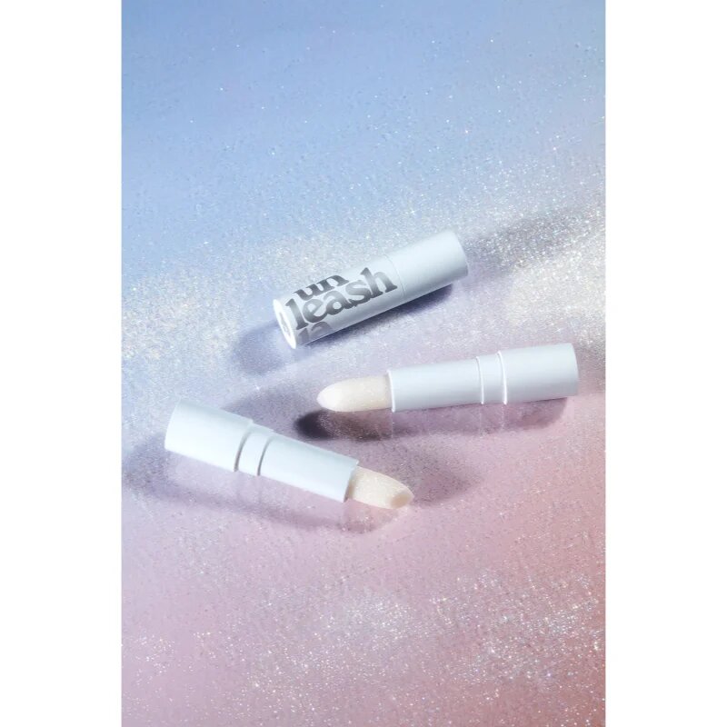 Unleashia Glacier Vegan Lip Balm hidratáló ajakbalzsam csillámporral árnyalat No.1 Snow Frost 3.3 g