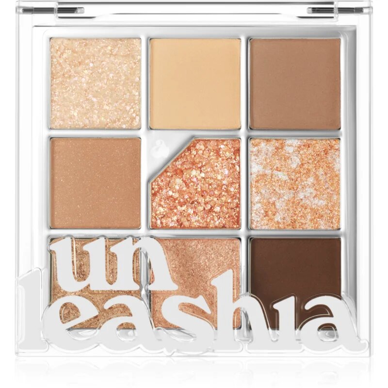 Unleashia Glitterpedia Eye Palette szemhéjfesték paletta árnyalat No.2 All of Brown 6.2 g