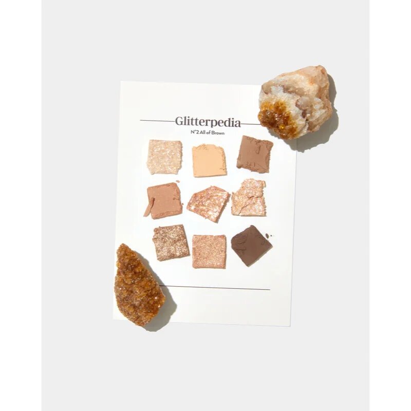 Unleashia Glitterpedia Eye Palette szemhéjfesték paletta árnyalat No.2 All of Brown 6.2 g