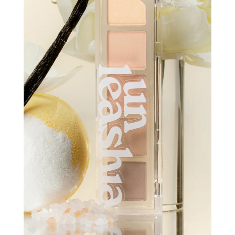 Unleashia Mood Shower Eye Palette szemhéjfesték paletta árnyalat NO.1 Vanilla Shower 1 db