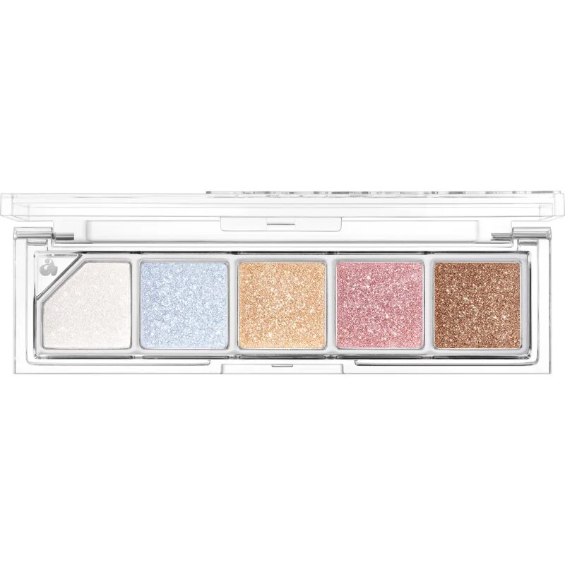 Unleashia Mood Shower Face Palette szemhéjfesték és élénkítő paletta gyöngyházfényű árnyalat NO.101 Ballerino 1 db