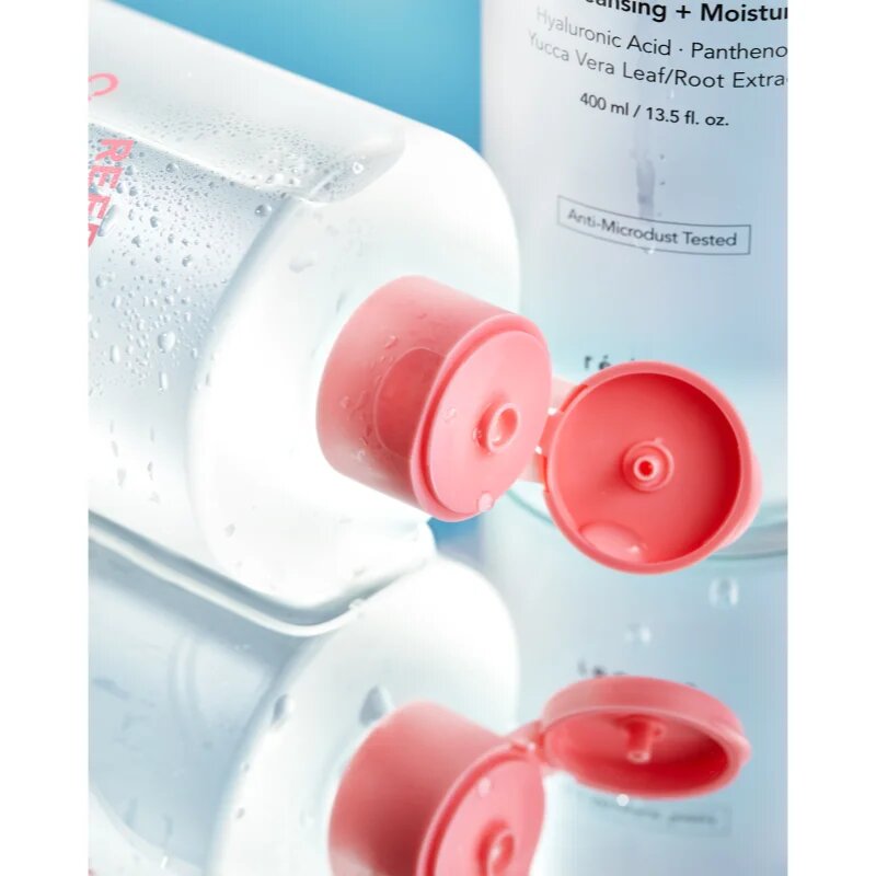 Unleashia Reduire Refreshing Time Cleansing Water nyugtató tisztító víz hialuronsavval 400 ml