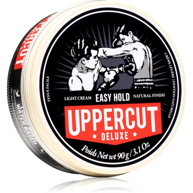 Uppercut Deluxe Easy Hold gyenge formázó krém hajra uraknak 90 g