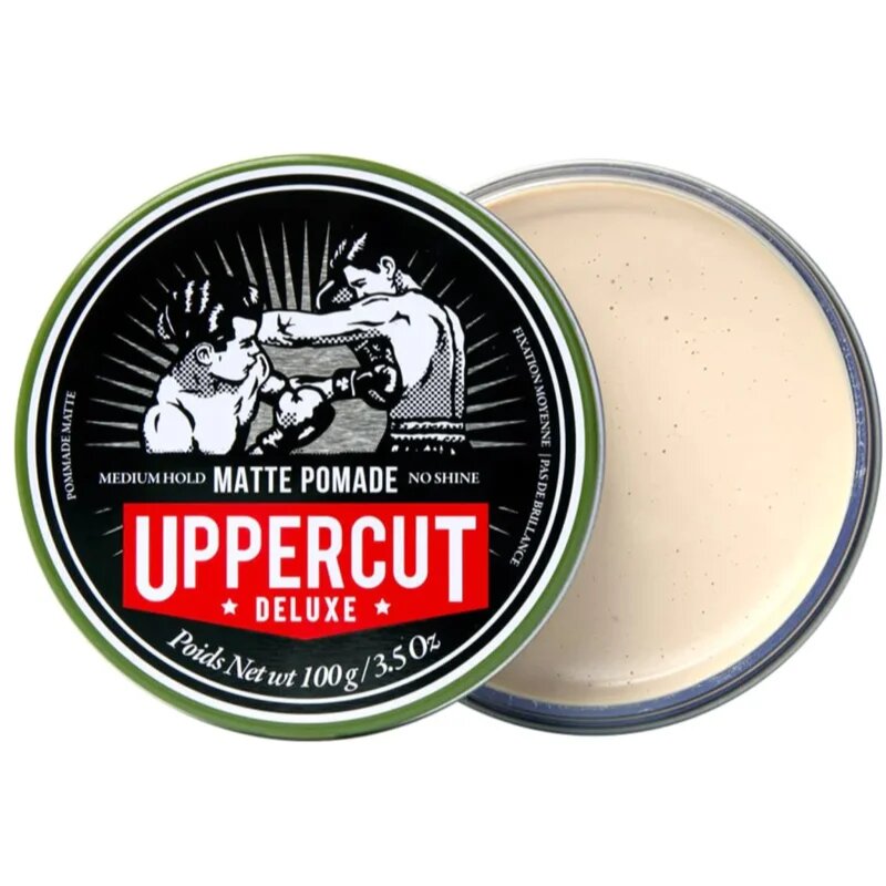 Uppercut Deluxe Matt Pomade formázó paszta hajra uraknak 100 g