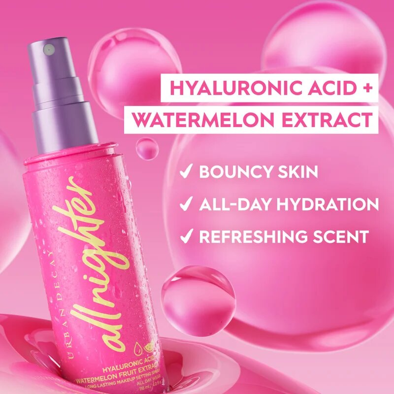 Urban Decay All Nighter Hyaluronic Acid sminkfixáló spray 118 ml