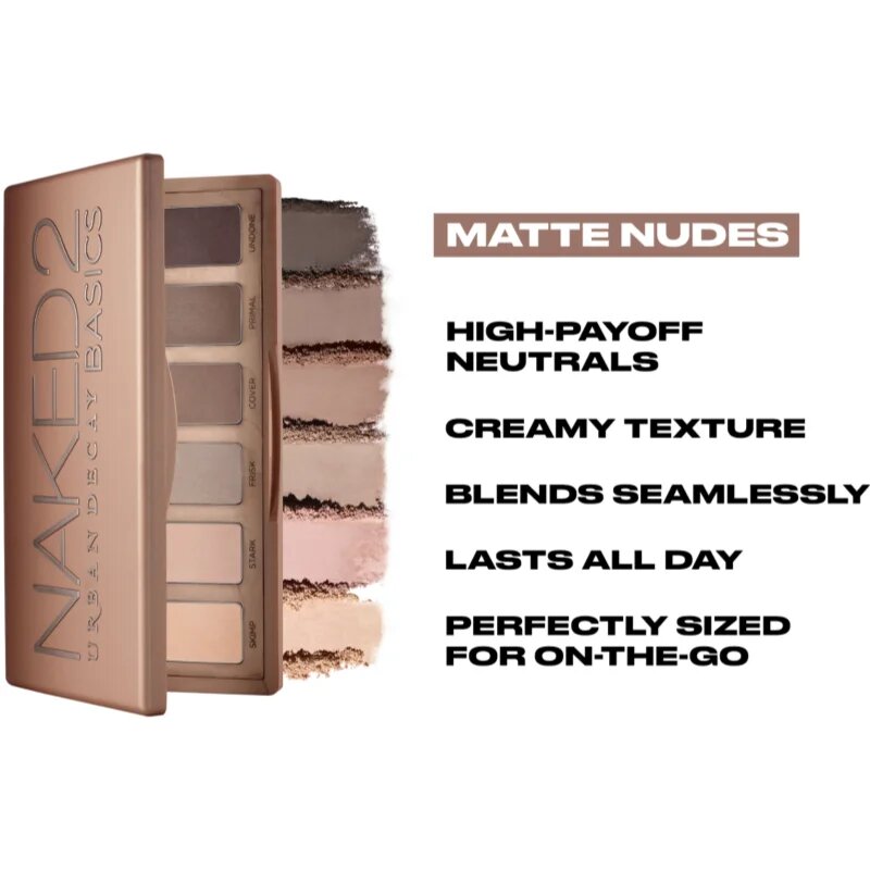 Urban Decay Naked2 Basics szemhéjfesték paletta 6 x 1.3 g