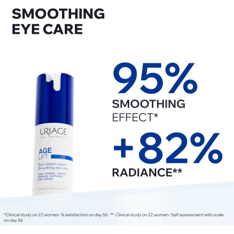 Uriage Age Lift Smoothing Eye Care ápolás a szemkörüli finom ráncokra retinollal 15 ml