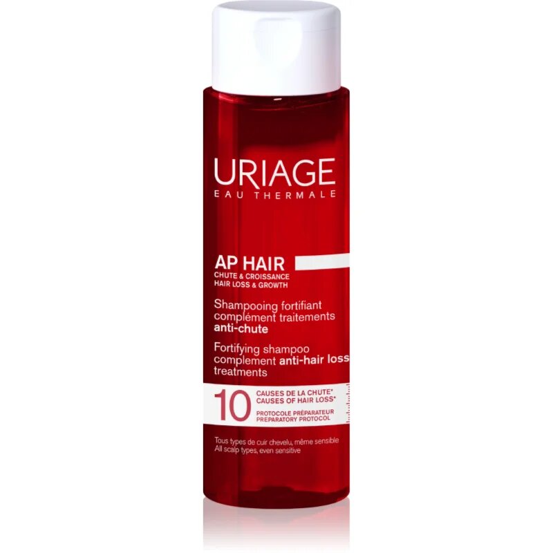 Uriage AP HAIR Fortifying Shampoo erősítő sampon hajhullás ellen 200 ml