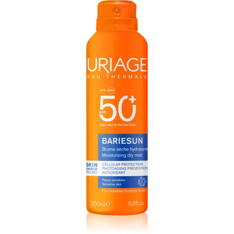 Uriage Bariésun Dry Mist SPF 50+ napvédő permet SPF 50+ 200 ml