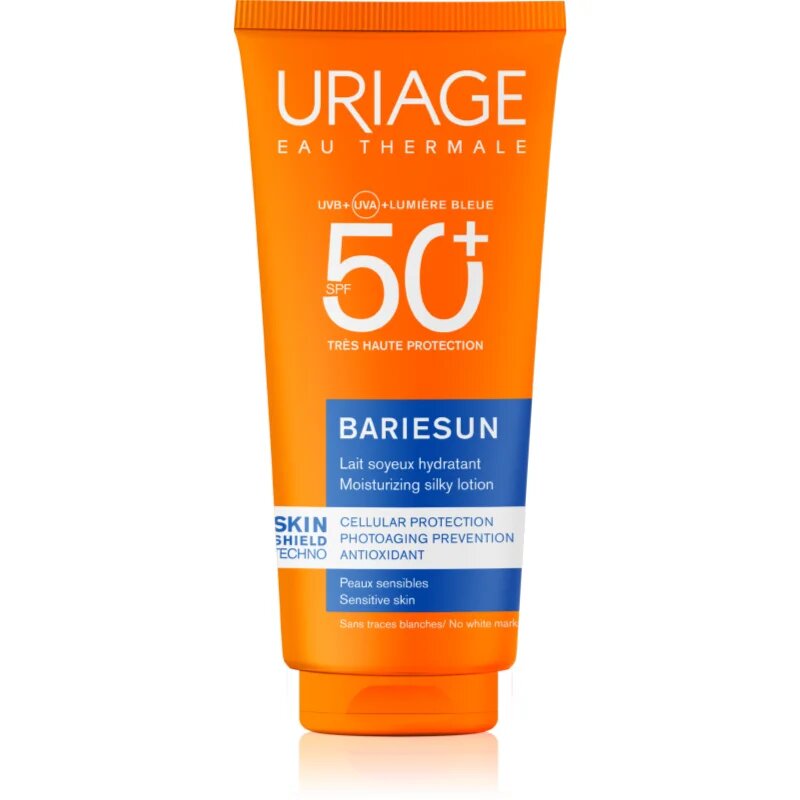 Uriage Bariésun Silky Lotion SPF 50+ védő tej a testre és az arcbőrre SPF 50+ 100 ml