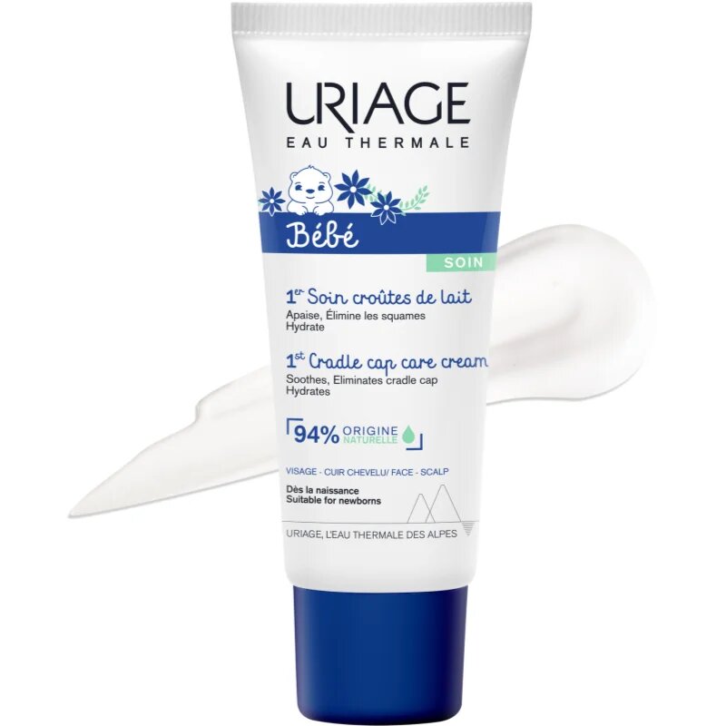 Uriage Bébé 1st Cradle Cap Care Cream nyugtató krém 40 ml