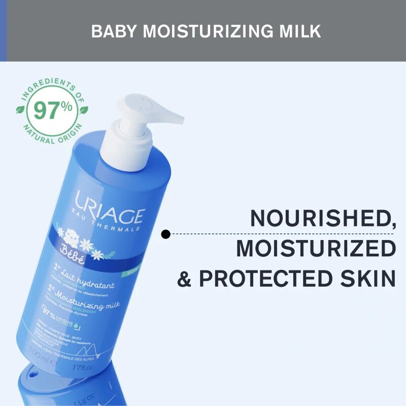 Uriage Bébé 1st Moisturizing Milk hidratáló tej gyermekeknek születéstől kezdődően 500 ml