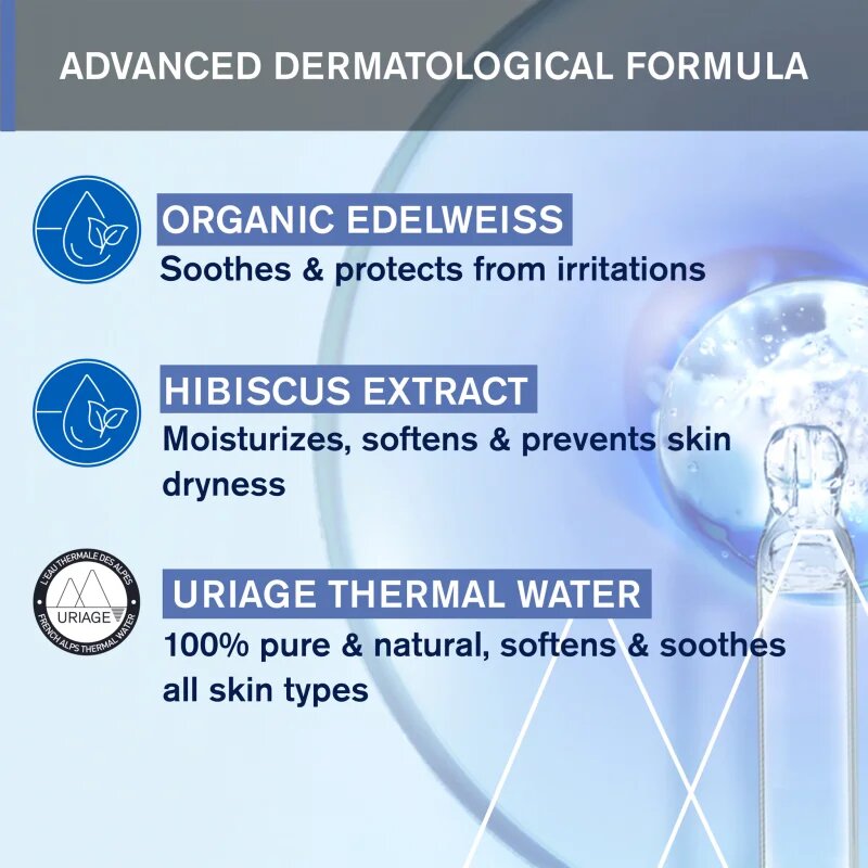 Uriage Bébé 1st Shampoo gyengéd gyermek sampon a könnyű kifésülésért 200 ml