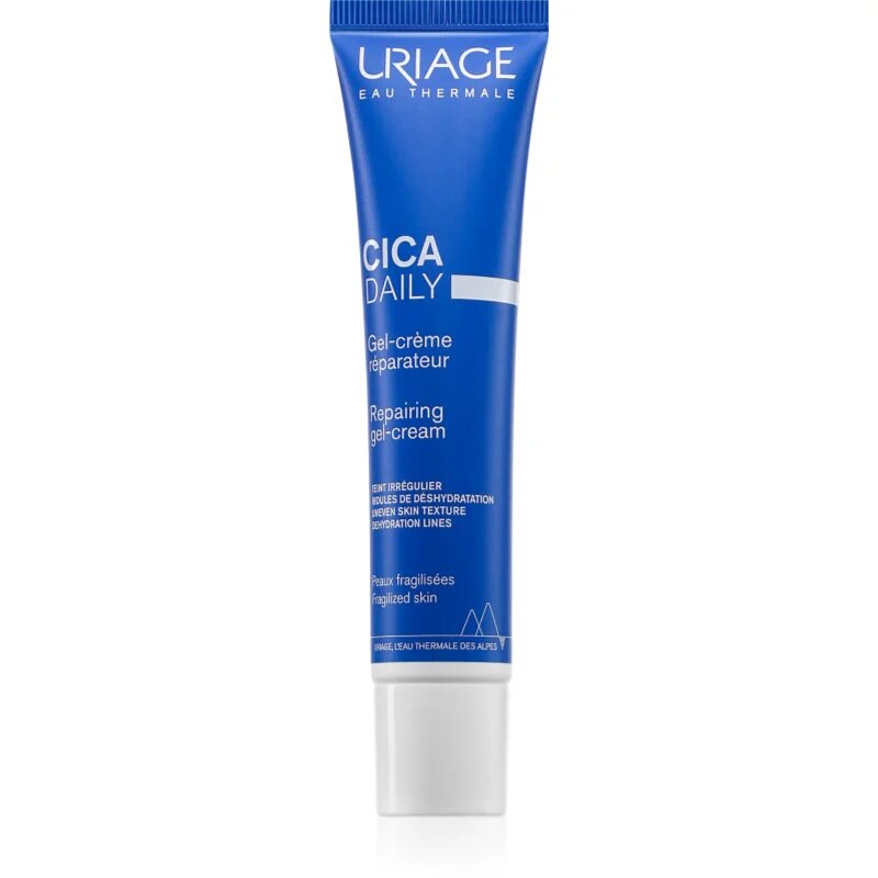 Uriage Cica Daily Repairing Gel-Cream regeneráló és hidratáló gél meggyengült bőrre 40 ml