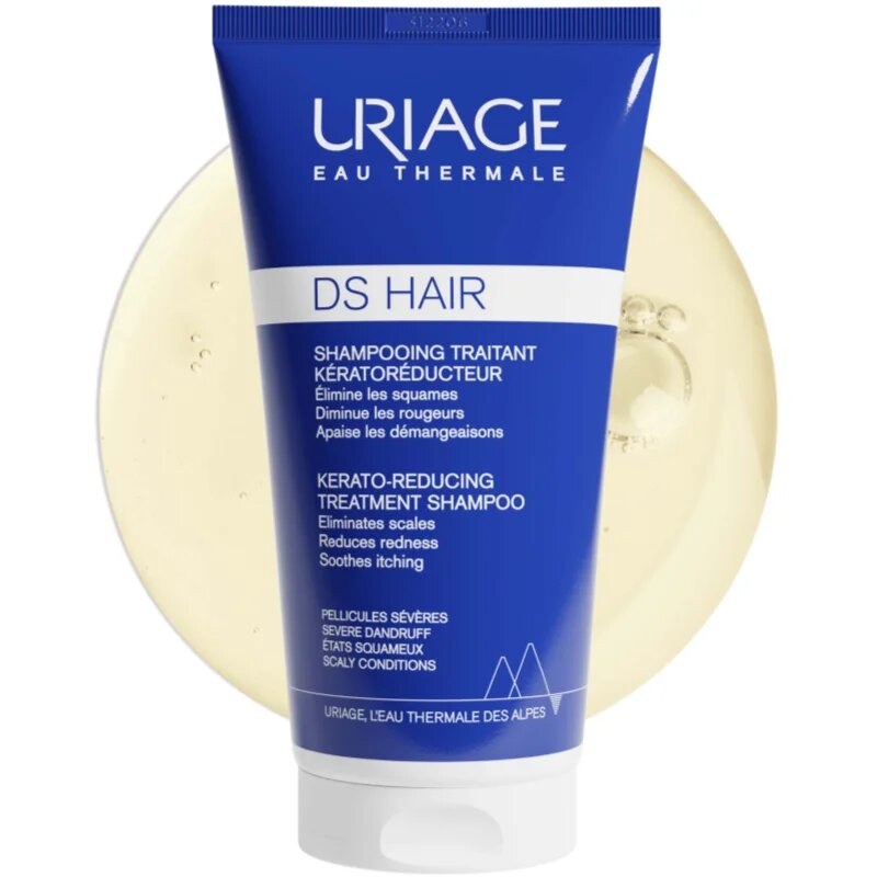 Uriage DS HAIR Kerato-Reducing Treatment Shampoo kerato-redukáló sampon érzékeny irritált bőrre 150 ml