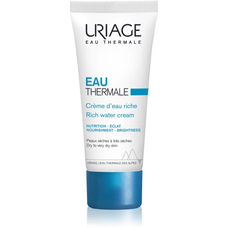 Uriage Eau Thermale Rich Water Cream tápláló hidratáló krém száraz és nagyon száraz bőrre 40 ml