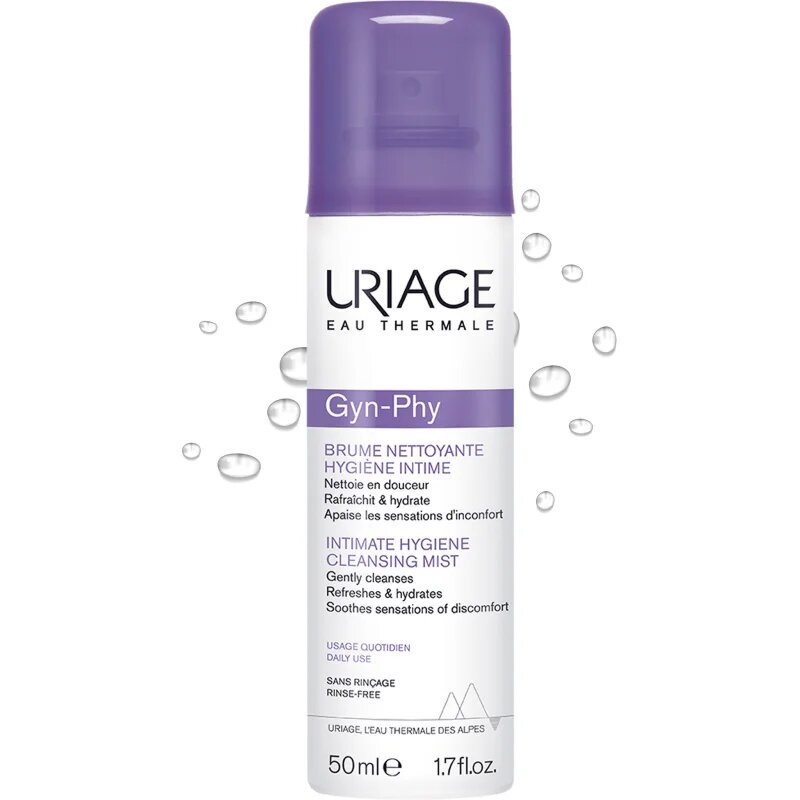 Uriage Gyn-Phy Intimate Hygiene Cleansing Mist permet az intim részekre 50 ml