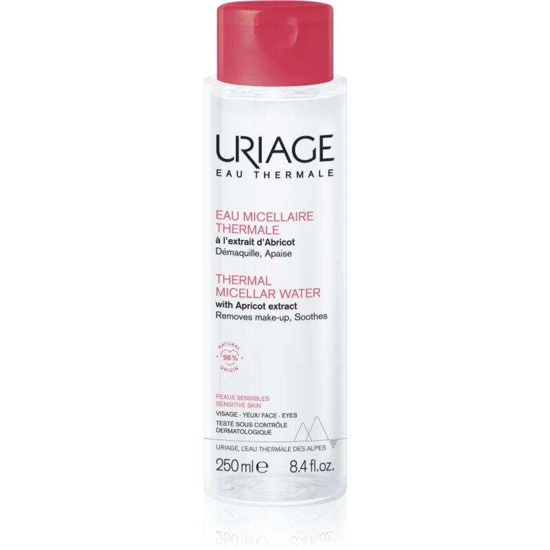 Uriage Hygiène Thermal Micellar Water - Sensitive Skin micellás víz normál és száraz érzékeny bőrre az érzékeny arcbőrre 250 ml