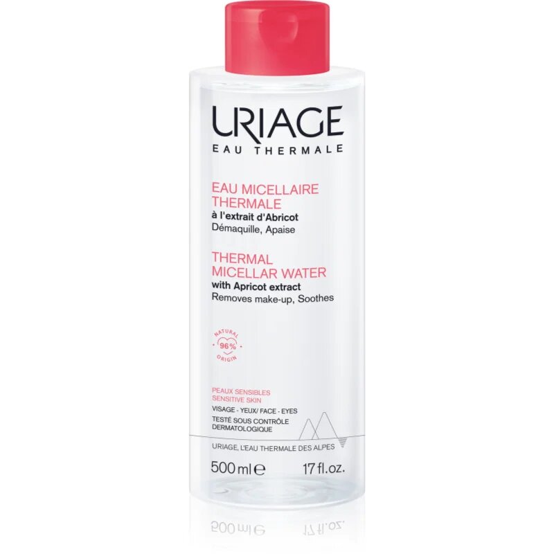 Uriage Hygiène Thermal Micellar Water - Sensitive Skin micellás víz normál és száraz érzékeny bőrre az érzékeny arcbőrre 500 ml