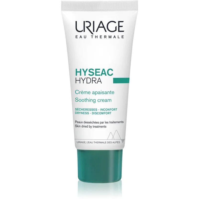 Uriage Hyseac Hydra Soothing Cream nyugtató krém a pattanások kezelése által kiszárított és irritált bőrre 40 ml