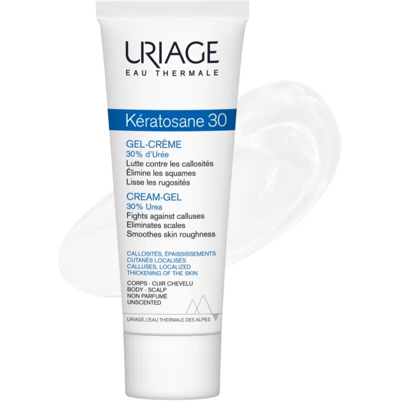 Uriage Kératosane 30 Cream-Gel hidratáló géles krém 75 ml