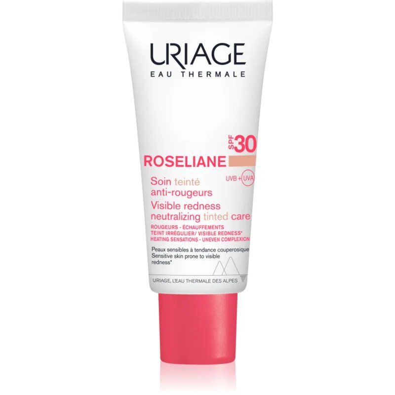Uriage Roseliane CC Cream SPF 30 CC krém Érzékeny bőrpírra hajlamos bőrre SPF 30 40 ml