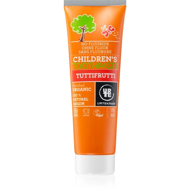 Urtekram Children's Toothpaste Tutti-Frutti fogkrém gyermekeknek 75 ml
