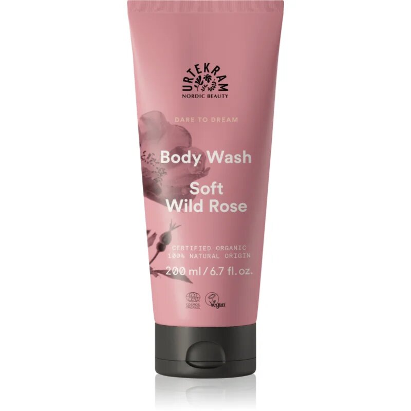 Urtekram Soft Wild Rose tusfürdő gél 200 ml