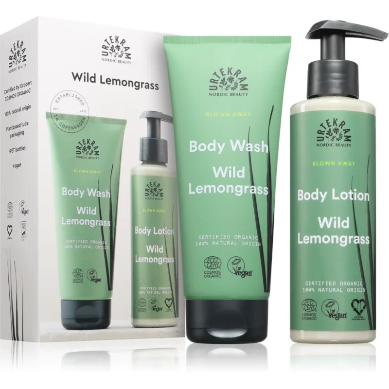 Urtekram Wild Lemongrass ajándékszett testre