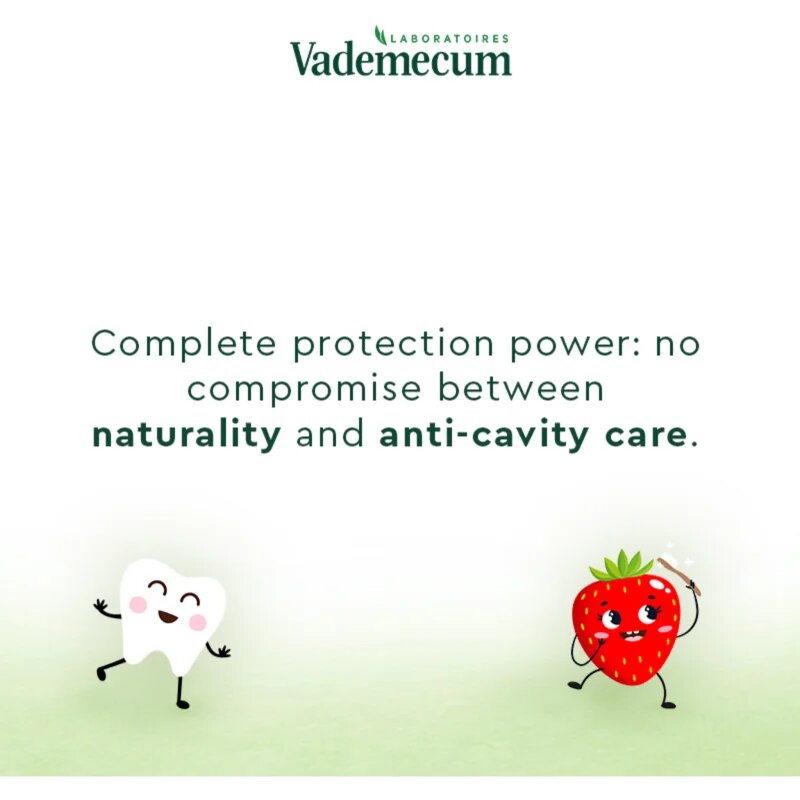 Vademecum BIO My Little Strawberry fogkrém gyermekeknek fluoriddal eper 50 ml