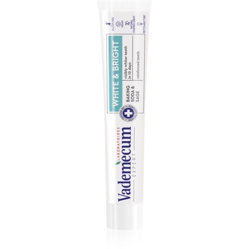 Vademecum Expert White & Bright fehérítő fogkrém 75 ml