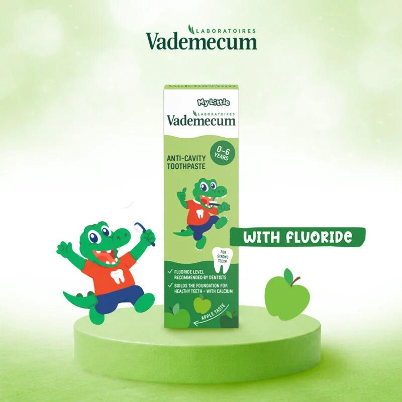 Vademecum My Little Apple fogkrém gyermekeknek fluoriddal alma 50 ml