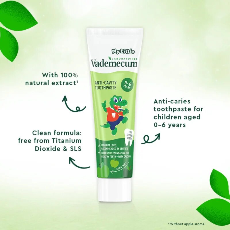 Vademecum My Little Apple fogkrém gyermekeknek fluoriddal alma 50 ml