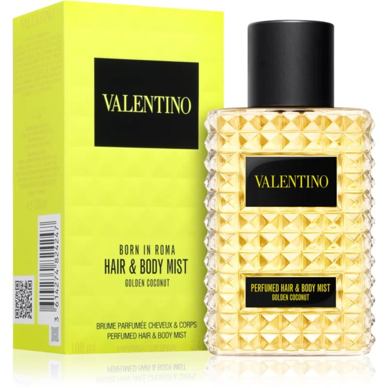 Valentino Born In Roma Hair & Body Mist Golden Coconut permet haj és test hölgyeknek 100 ml