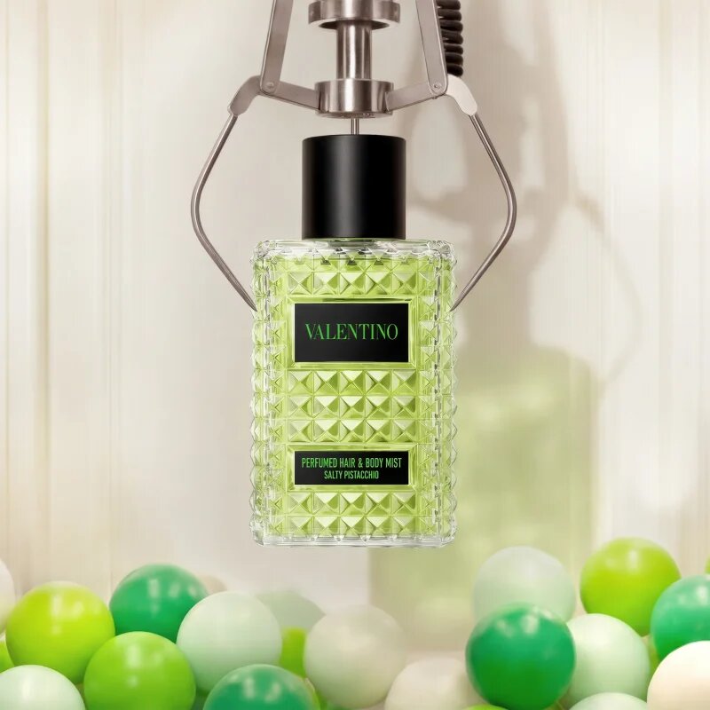 Valentino Born In Roma Hair & Body Mist Salty Pistachio permet haj és test hölgyeknek 100 ml