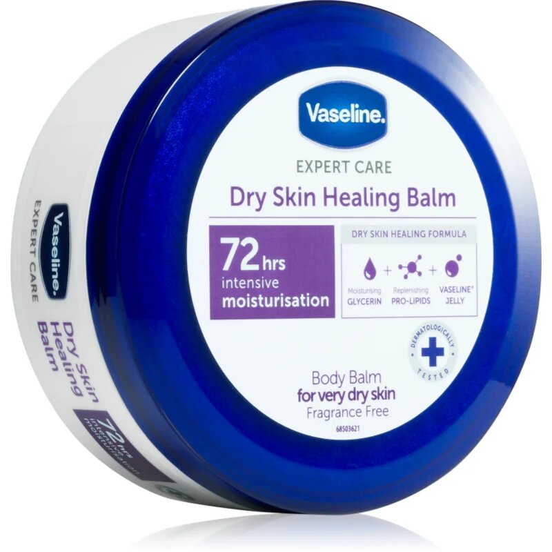 Vaseline Expert Care Dry Skin Healing Balm testbalzsam a nagyon száraz bőrre 250 ml