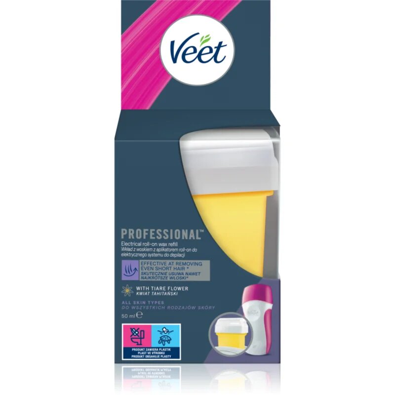 Veet EasyWax tartalék viasz utántöltő elektromos szettbe lábra és testre Tiare Flower 50 ml