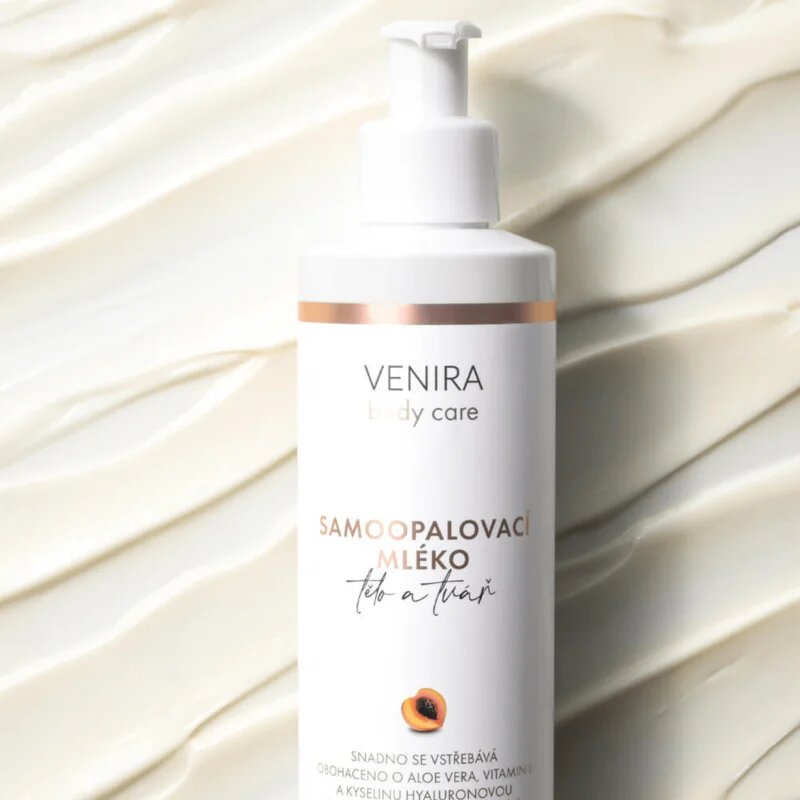 Venira Self-Tanning Lotion önbarnító krém testre és arcra Apricot 250 ml
