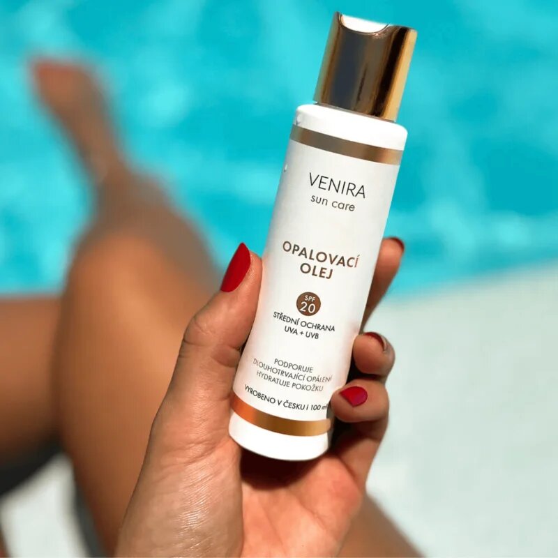 Venira Sunscreen Oil SPF 20 olaj napozáshoz 100 ml